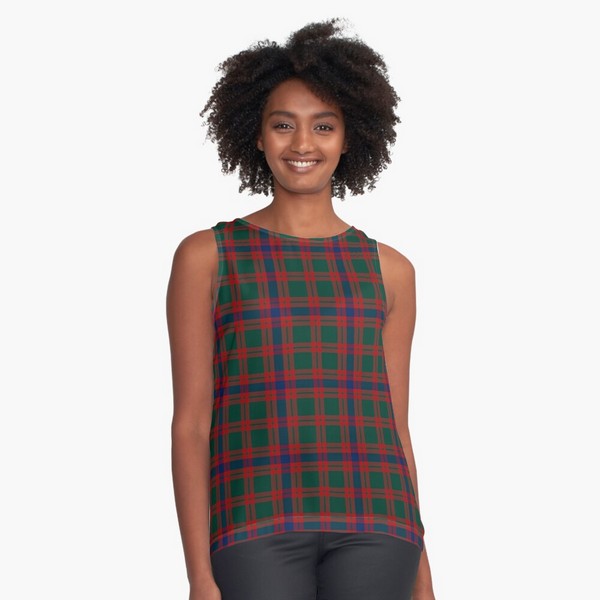 Clan Skene tartan sleeveless top