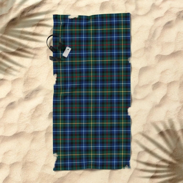 Smith tartan beach towel