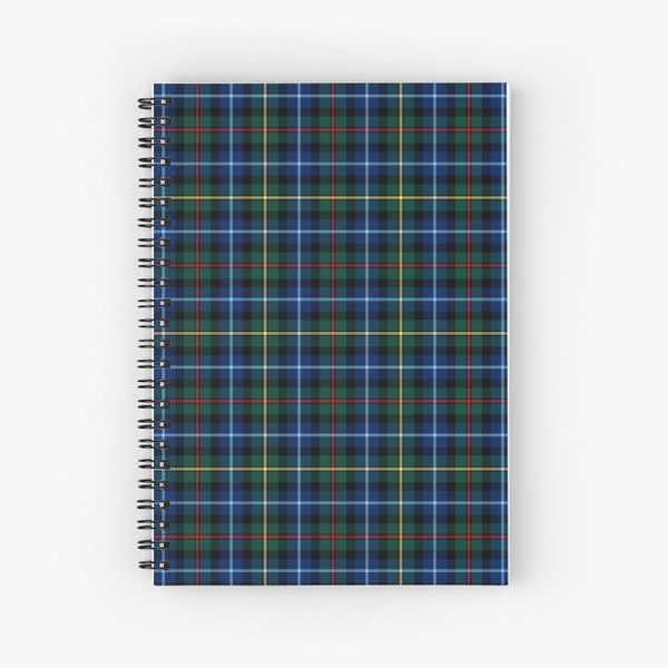 Smith tartan spiral notebook