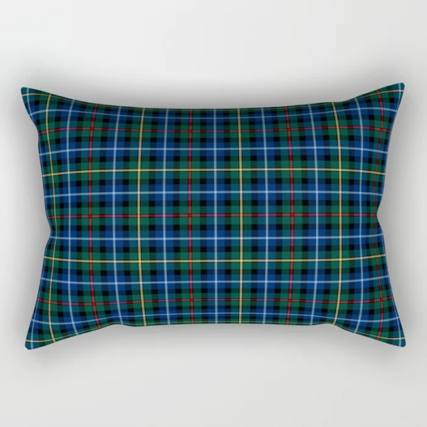 Smith tartan rectangular throw pillow