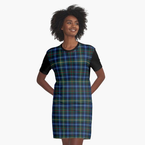 Smith tartan tee shirt dress