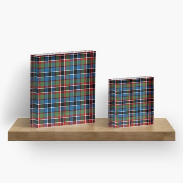 Souter tartan acrylic block