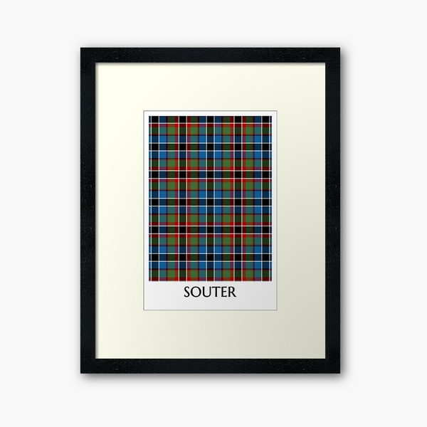 Clan Souter Tartan Framed Print