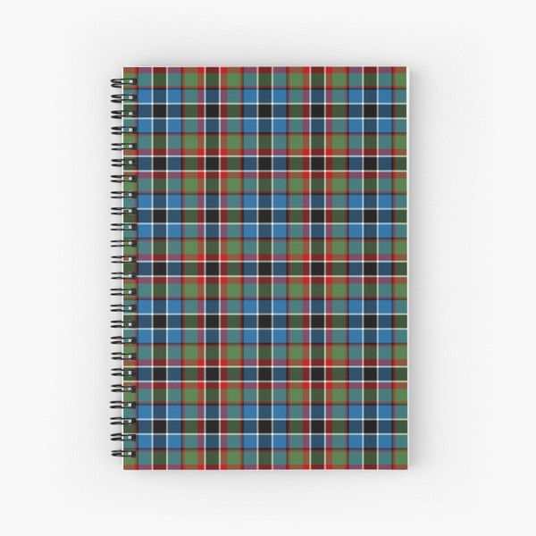 Souter tartan spiral notebook