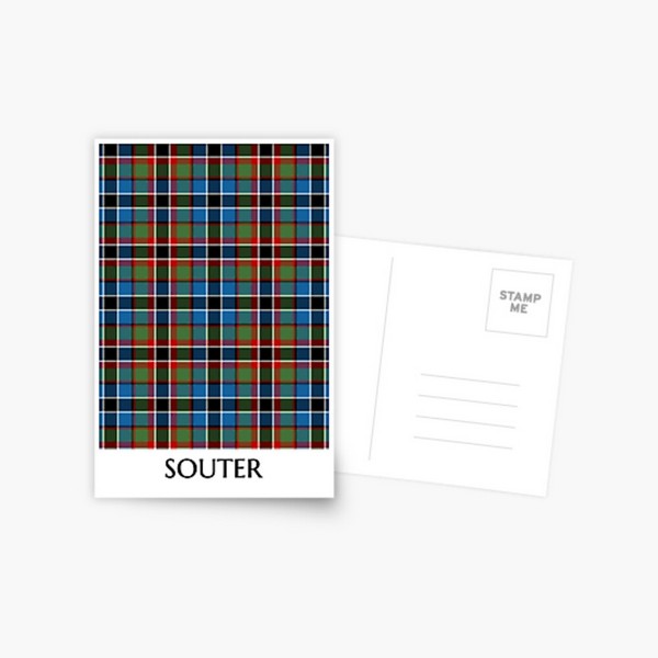 Souter tartan postcard