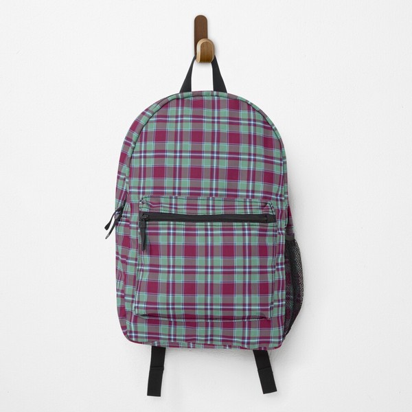 Spence tartan backpack