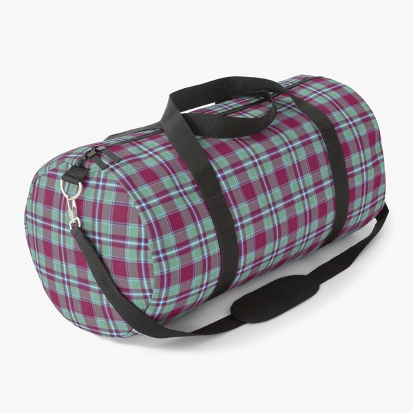 Spence tartan duffle bag