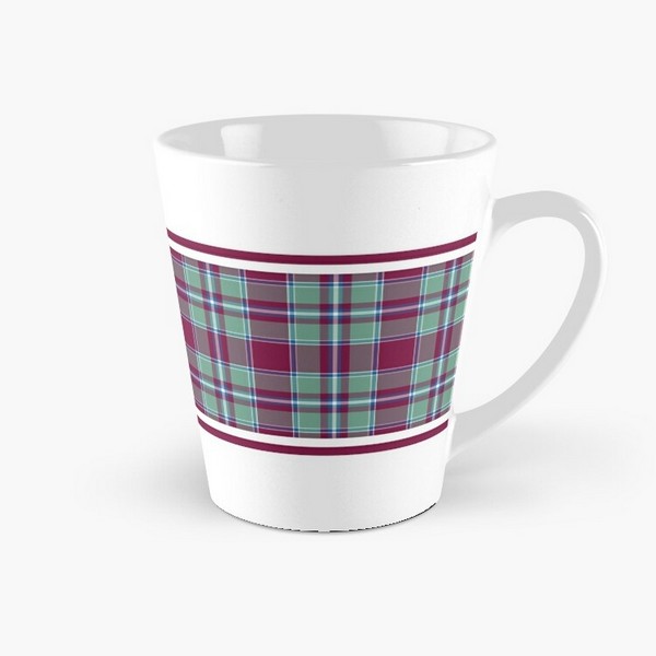 Spence tartan tall mug