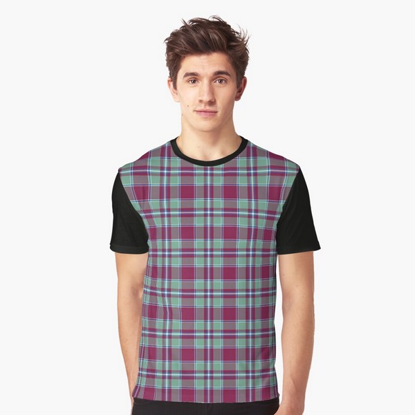 Spence tartan tee shirt