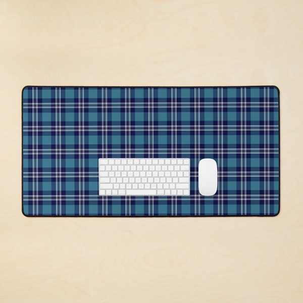 St Andrews tartan desk mat