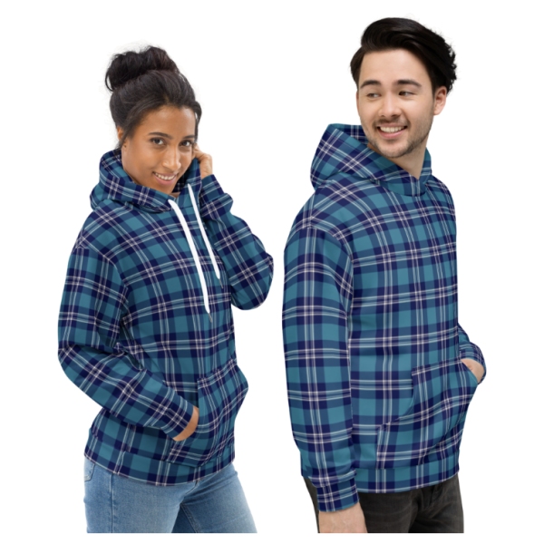 St Andrews tartan hoodie