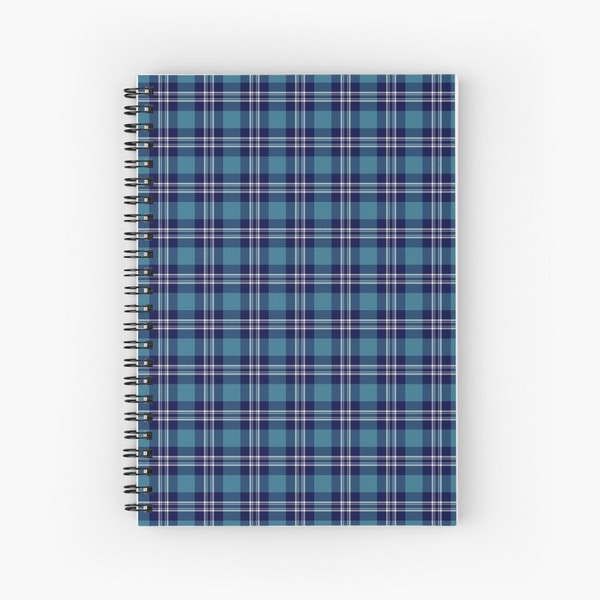 St Andrews tartan spiral notebook