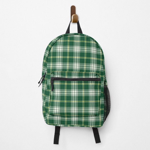 St Patrick tartan backpack