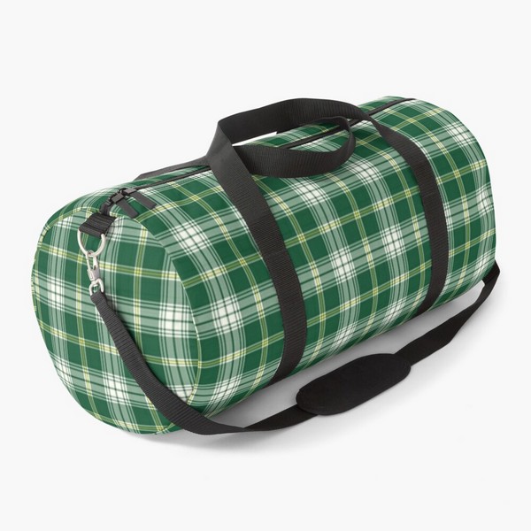 St Patrick tartan duffle bag