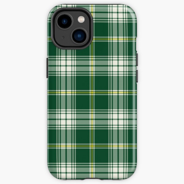 St Patrick tartan iPhone case