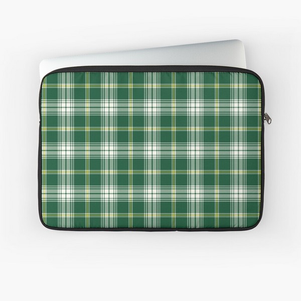 St Patrick tartan laptop sleeve