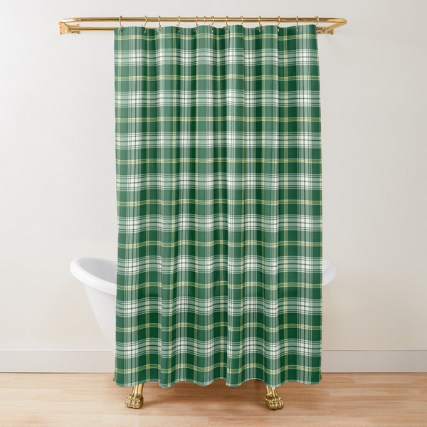 St Patrick tartan shower curtain