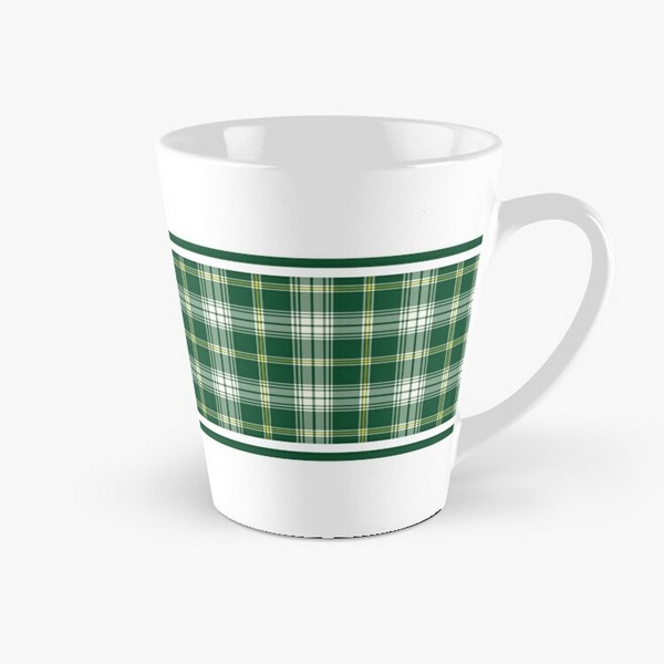 St Patrick tartan tall mug