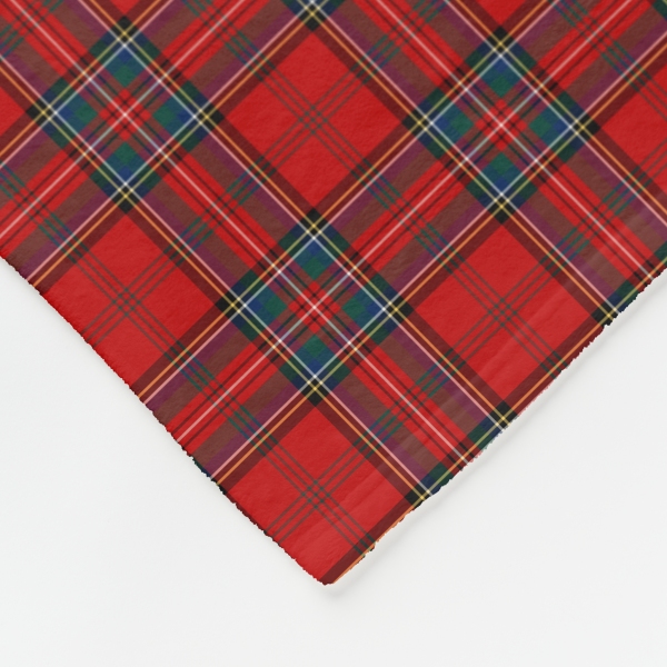 Stewart of Appin tartan fleece blanket