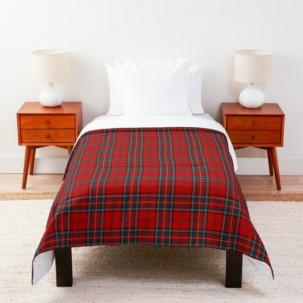 Clan Stewart of Appin Tartan Comforter