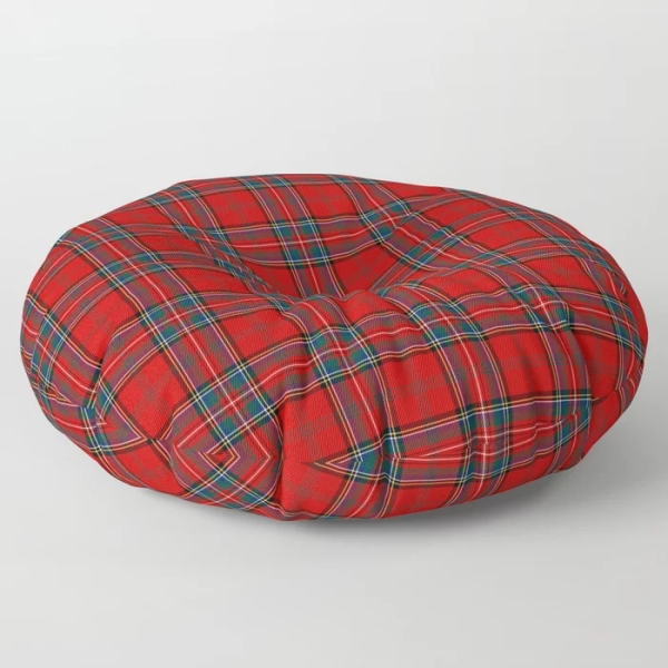 Clan Stewart of Appin Tartan Floor Pillow