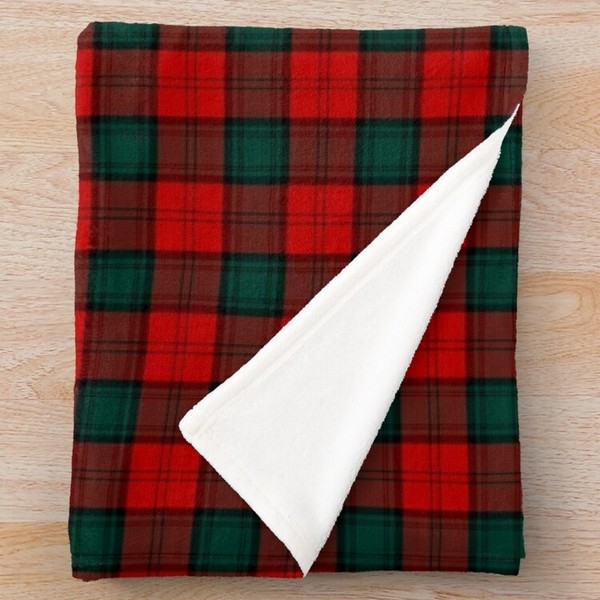 Stewart of Atholl tartan fleece throw blanket