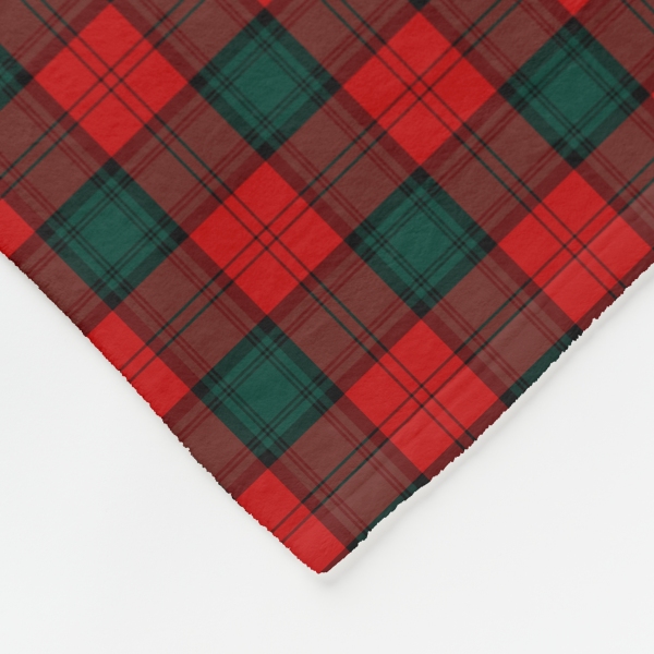 Stewart of Atholl tartan fleece blanket