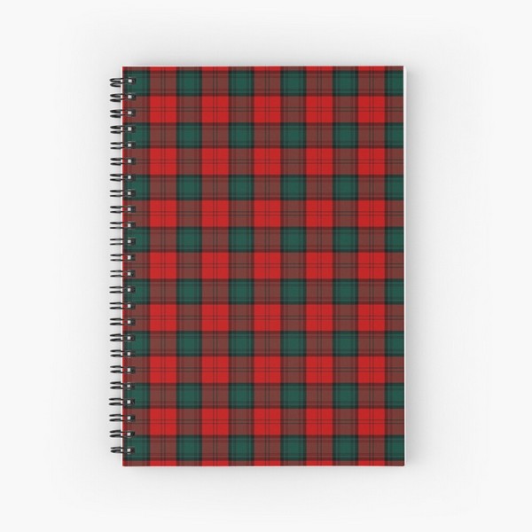 Stewart of Atholl tartan spiral notebook