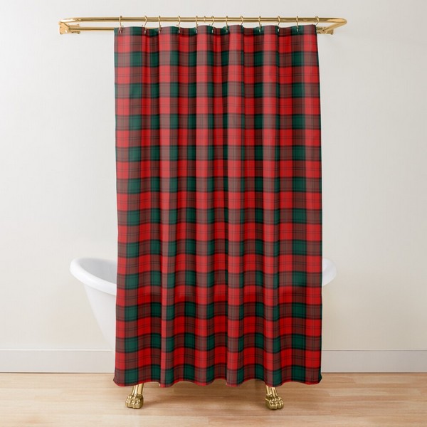 Clan Stewart of Atholl Tartan Shower Curtain