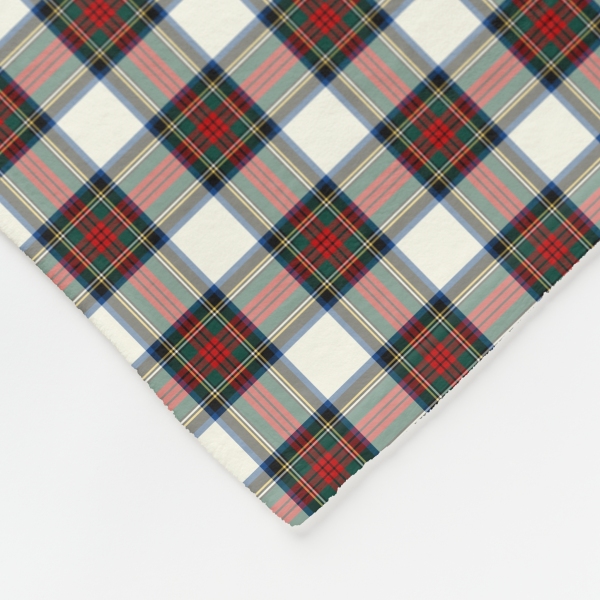 Stewart Dress tartan fleece blanket