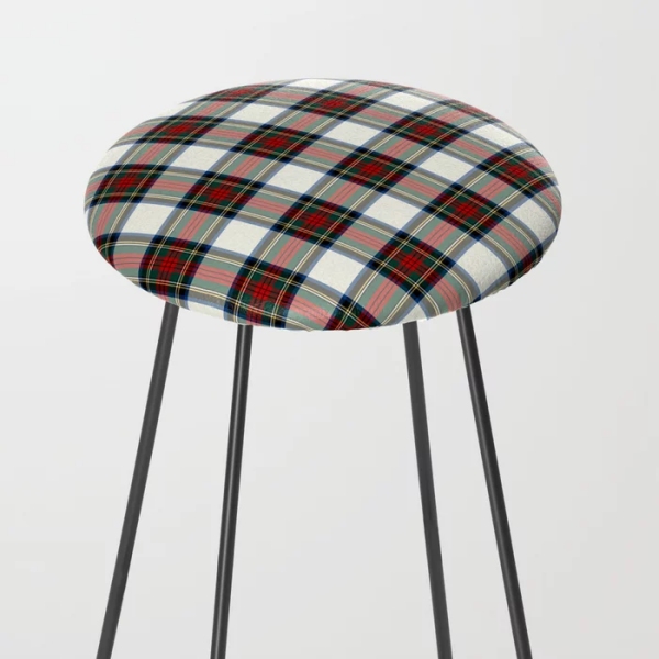 Stewart Dress tartan counter stool