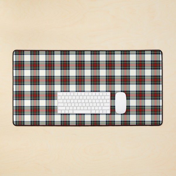 Stewart Dress tartan desk mat