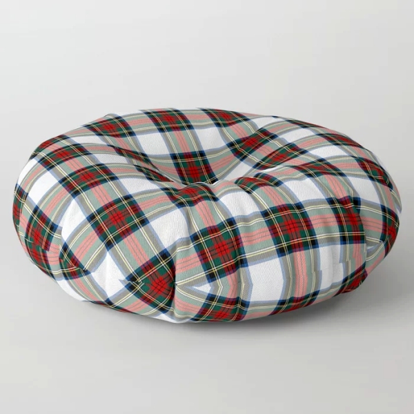 Stewart Dress tartan floor pillow