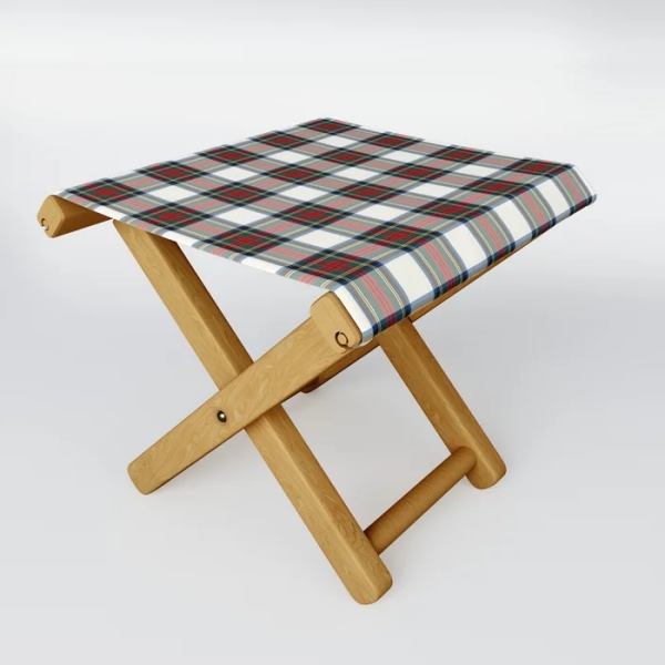 Stewart Dress tartan folding stool