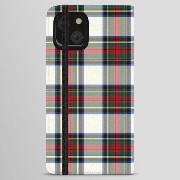 Stewart Dress tartan iPhone wallet case