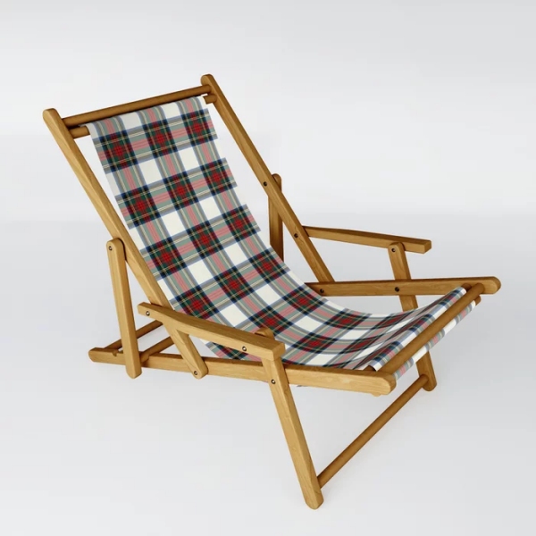 Stewart Dress tartan sling chair