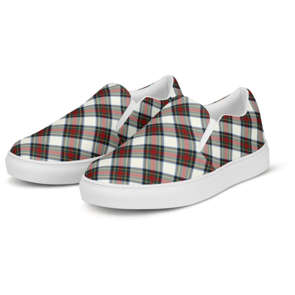 Clan Stewart Dress Tartan Slip-On Shoes