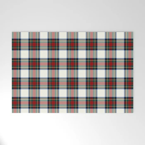 Stewart Dress tartan welcome mat