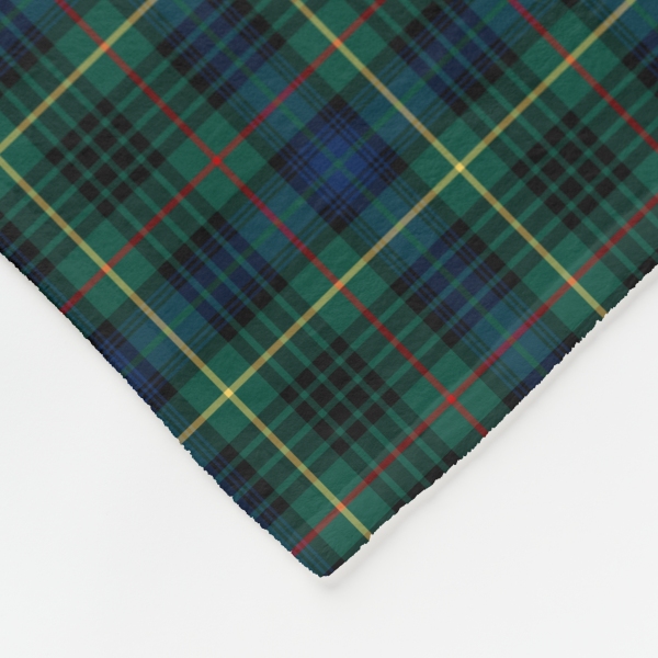 Stewart Hunting tartan fleece blanket