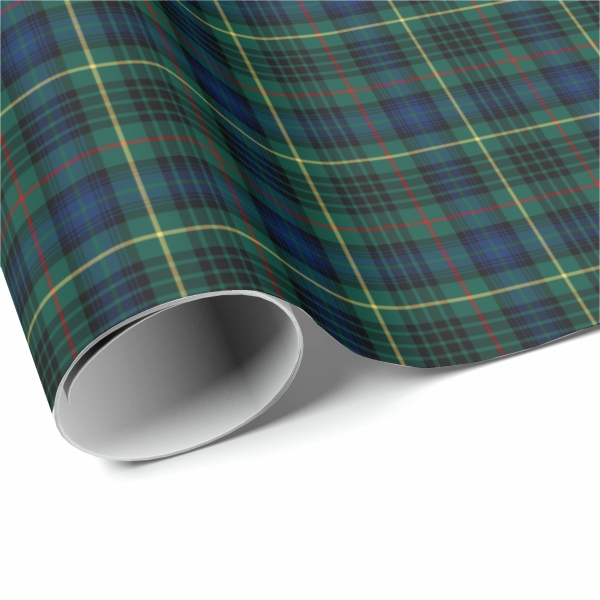 Stewart Hunting tartan wrapping paper