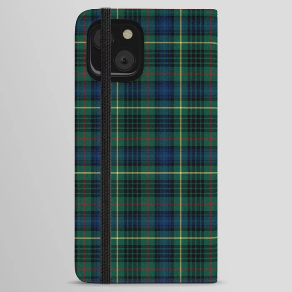 Stewart Hunting tartan iPhone wallet case