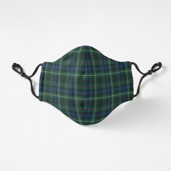 Stewart Hunting tartan fitted face mask