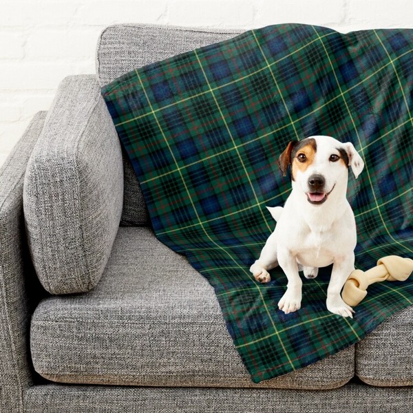 Clan Stewart Hunting Tartan Pet Blanket