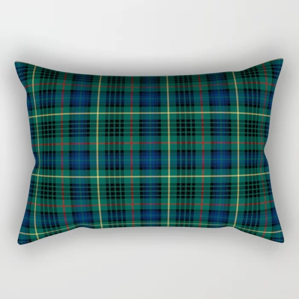 Stewart Hunting tartan rectangular throw pillow