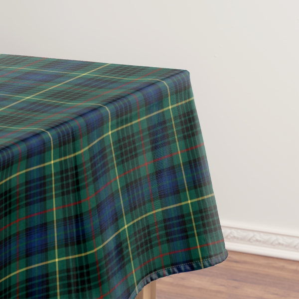 Stewart Hunting tartan tablecloth