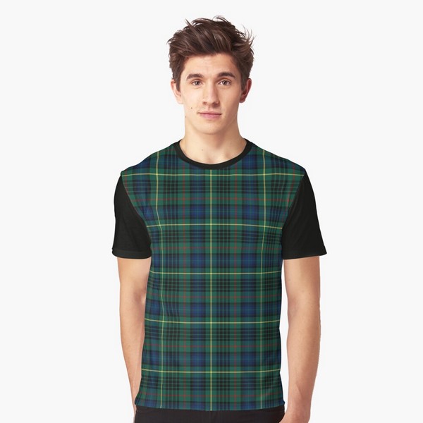 Stewart Hunting tartan tee shirt