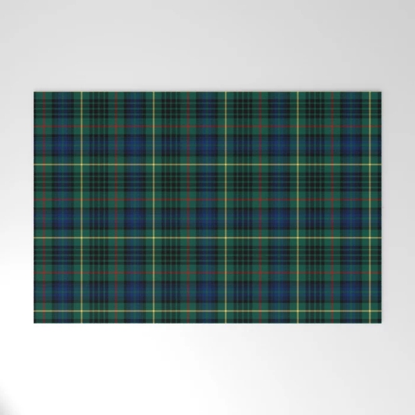 Stewart Hunting tartan welcome mat