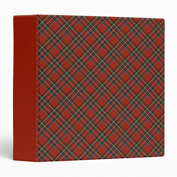 Royal Stewart Tartan Binder