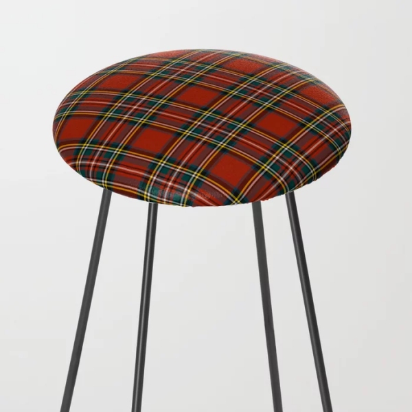 Royal Stewart Tartan Counter Stool