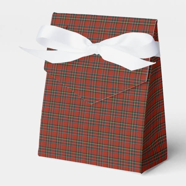 Royal Stewart tartan favor box